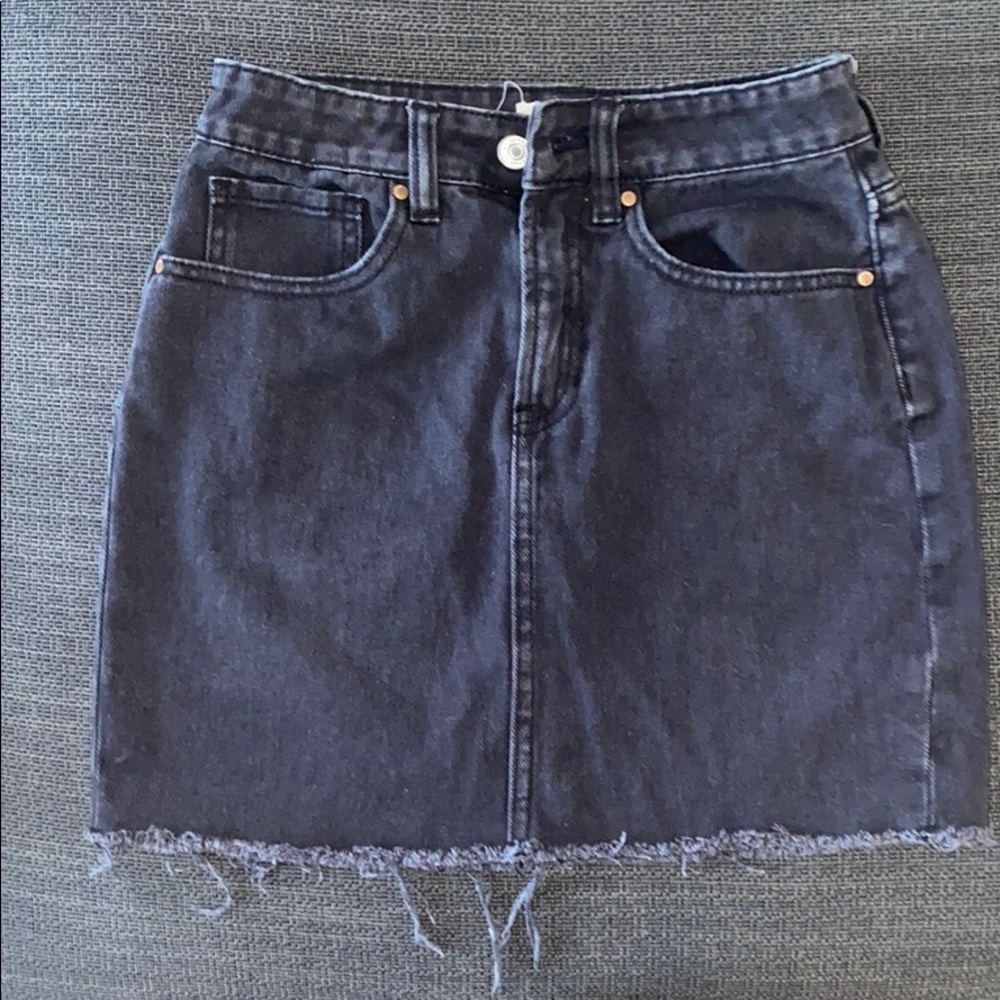 Mini Jean Skirt